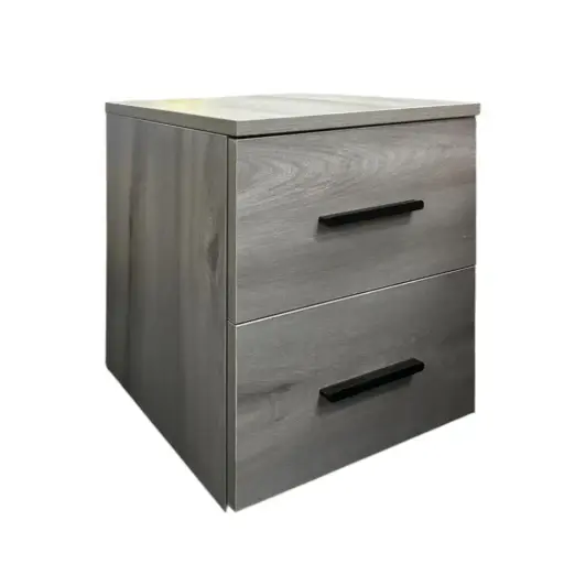[31861] TDN MONROE 2 DRAWERS WITH SECRET LOCKER GREY 