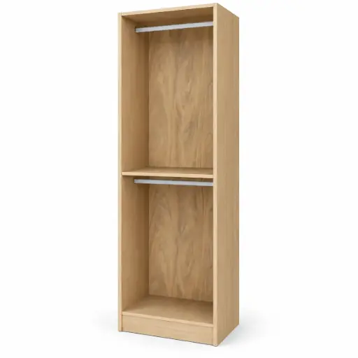 [31905] CLOSET LUCY 1 SHELF 2 HANGER VANILLA 