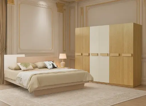 Bedroom Set Essington/Robson: Armoire 6 pts 31522 + Lit 6'0 31523