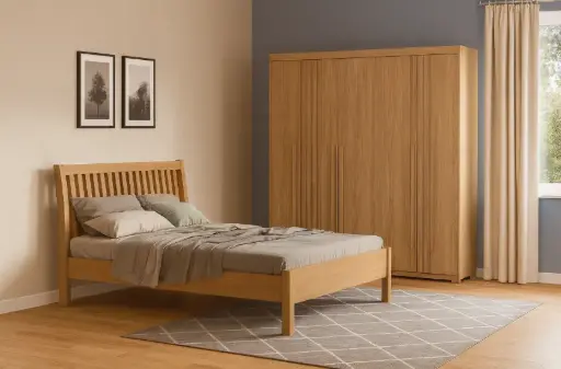 Bedroom Set Norton/Arezzo: Armoire 6 pts 29911 + Lit 6'0 30835