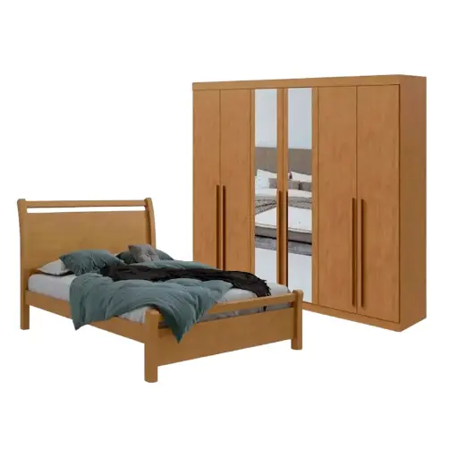 Bedroom Set Bertha/Reali: Armoire 30135 + Lit 4'6 28878