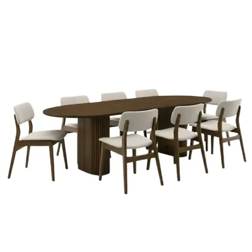 Dining Set Costa: Table 31901+ 8 x Chaise 31903