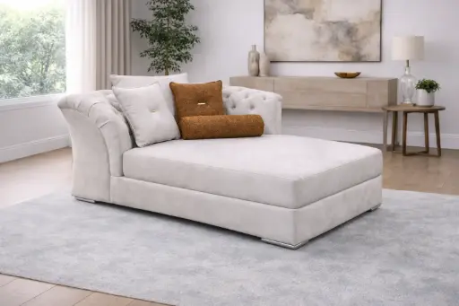 [31937] SOFA VERSAILLES CANAPE REF 2872-B+ 1850-R BEIGE + 1 TRAVERSIN