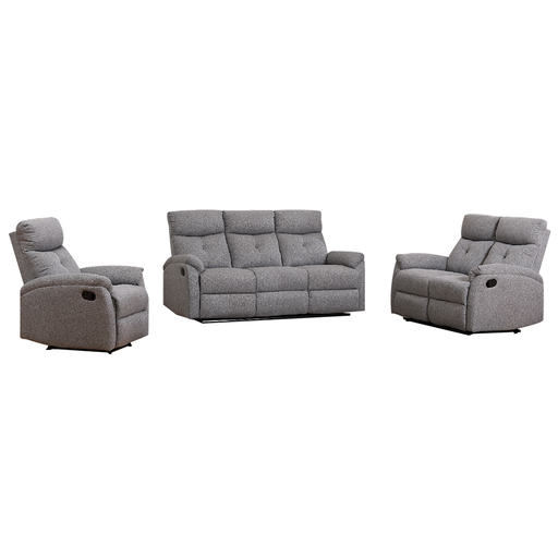 [31940] SOFA READFORD REF 8352# 2 SEATER RECLINER DARK GREY FAB REF XT-18   