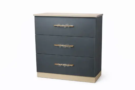 [31947] BASE UNIT MINI CHEF 3 DRAWER 600MM (II)