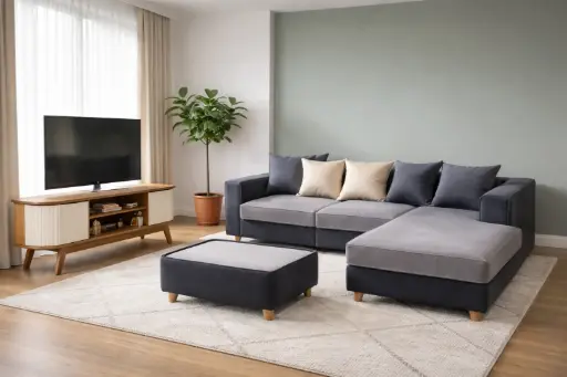 Bundle Offer: Sofa Rozine 28936 + Meuble TV 30570