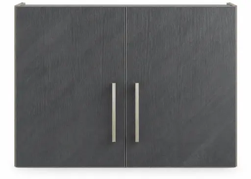 [32034] KITCHEN WALL UNIT 2PTS CAMEROON BROWN & GREY