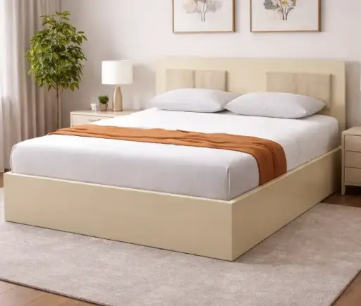 Bundle Offer: Bed Traverten 5'0 30645 + Spring Mattress