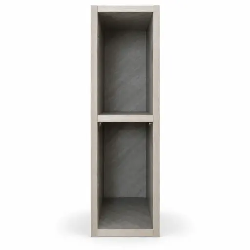 [32150] KITCHEN FANCY WALL BOX PLYWOOD GREY