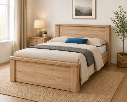 [32235] BED OLIVE 6'0 (3PCS) OAK 