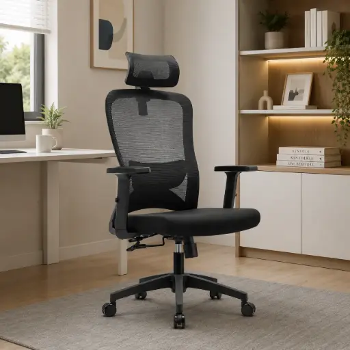[32254] OFFICE CHAIR SYNO HIGH BACK ERGONOMIC MESH GREY