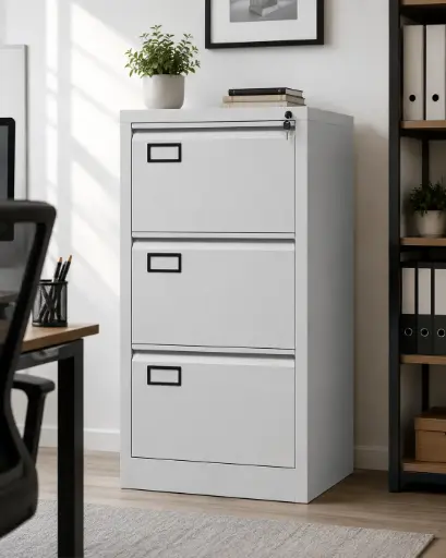 [32301] FILING CABINET LINFEN (DIY) REF V03 3TIRS LIGHT GREY 
