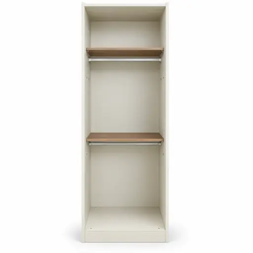 [32303] CLOSET ELEGENCIA 2 SHELVES+ 2 HANGER WITH 2 DOOR