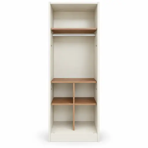 [32304] CLOSET ELEGENCIA 3 SHELVES +SEPARATOR+ 1HANGER WITH 2 DOOR