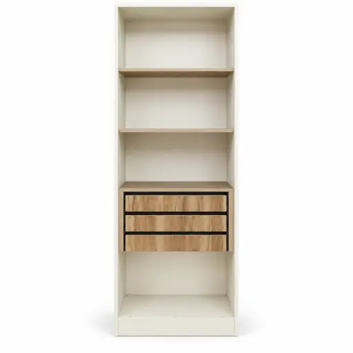[32305] CLOSET ELEGENCIA 3 SHELVES+ 3 DRAWER+ WITH 2 DOOR