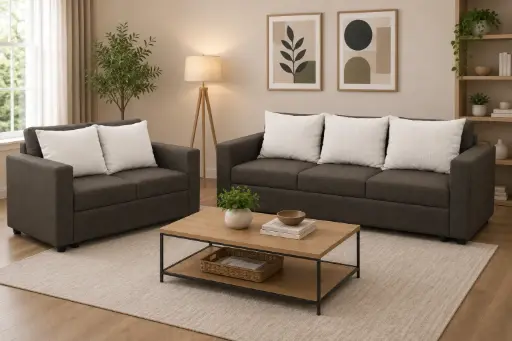 SOFA REDBERRY 3+2 BROWN