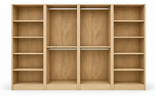 CLOSET LUCY BUNDLE HANGER + SHELVES